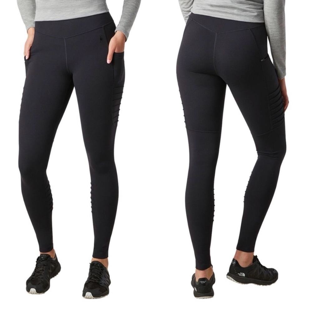 Smattwool Merino Black Leggings